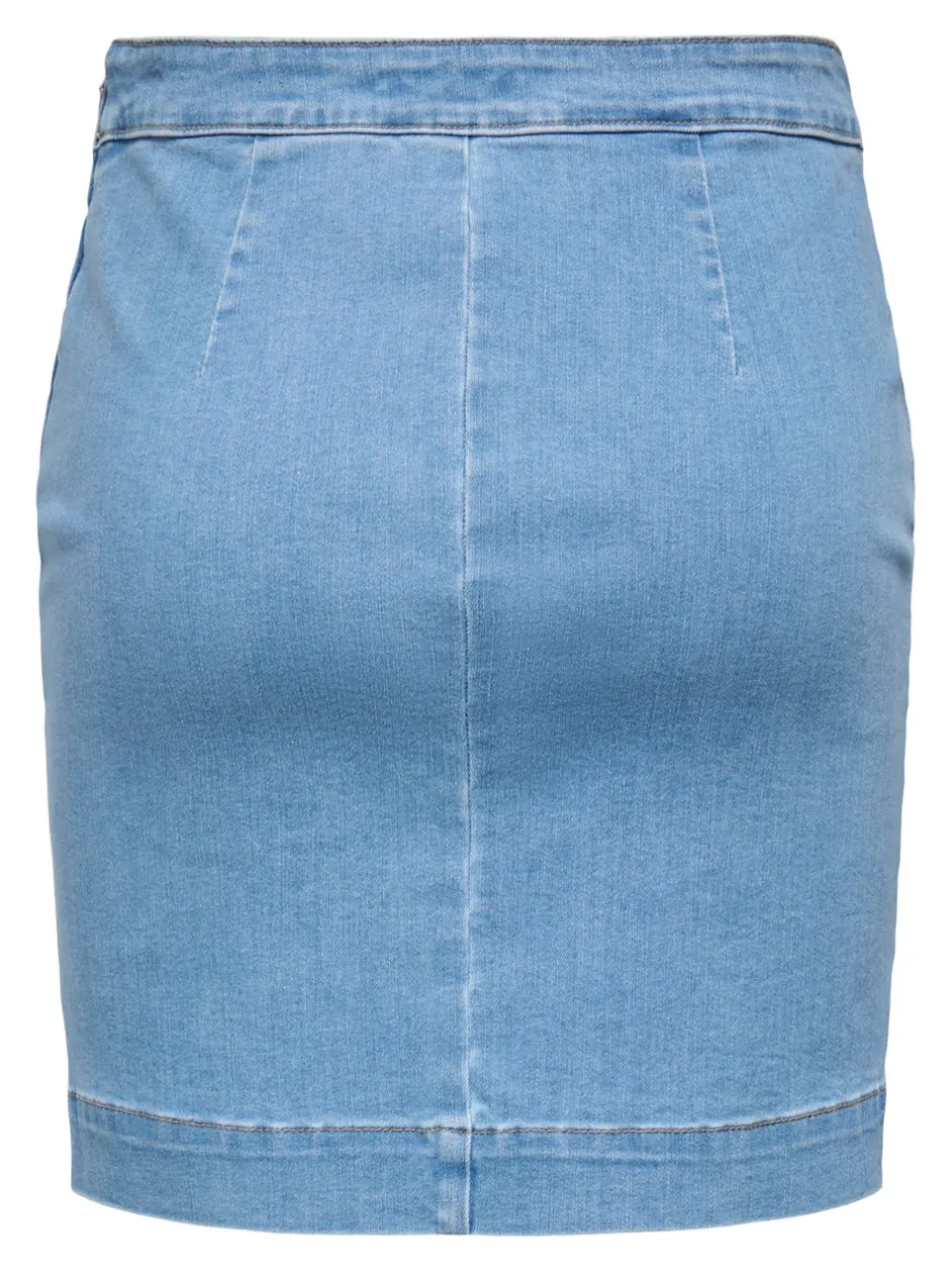 Online ONLMADISON Denim-nederdel Mininederdel Dame Nederdele|Denimnederdele