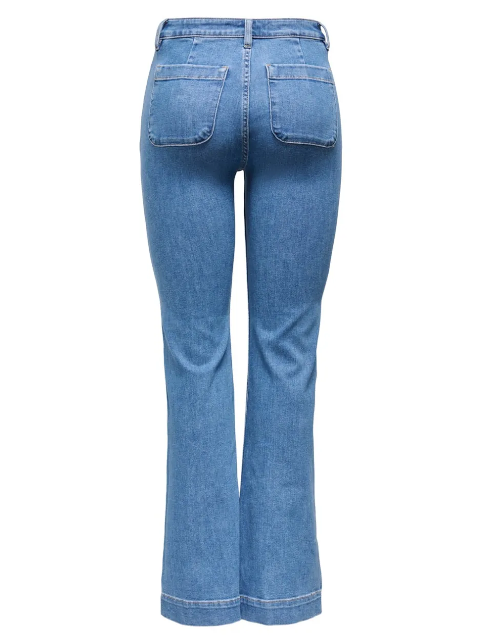 ONLMADISON Høj talje Flared fit Jeans Dame Jeans|Jeans