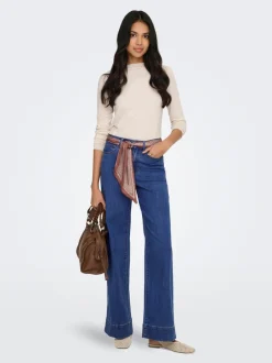 Hot ONLMADISON Høj talje Wide leg fit Jeans Dame Jeans|Jeans