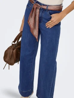 Hot ONLMADISON Høj talje Wide leg fit Jeans Dame Jeans|Jeans