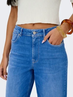 Online ONLMADISON Høj talje Wide leg fit Jeans Dame Jeans|Jeans