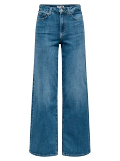 Sale ONLMADISON Høj talje Wide leg fit Jeans Dame Jeans|Jeans