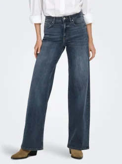 Sale ONLMADISON Høj talje Wide leg fit Jeans Dame Jeans|Jeans
