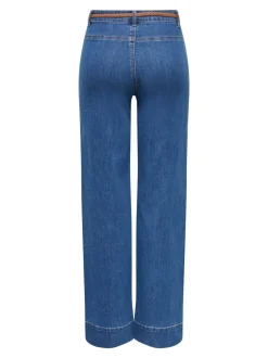 ONLMADISON Høj talje Wide leg fit Jeans Dame Jeans|Jeans