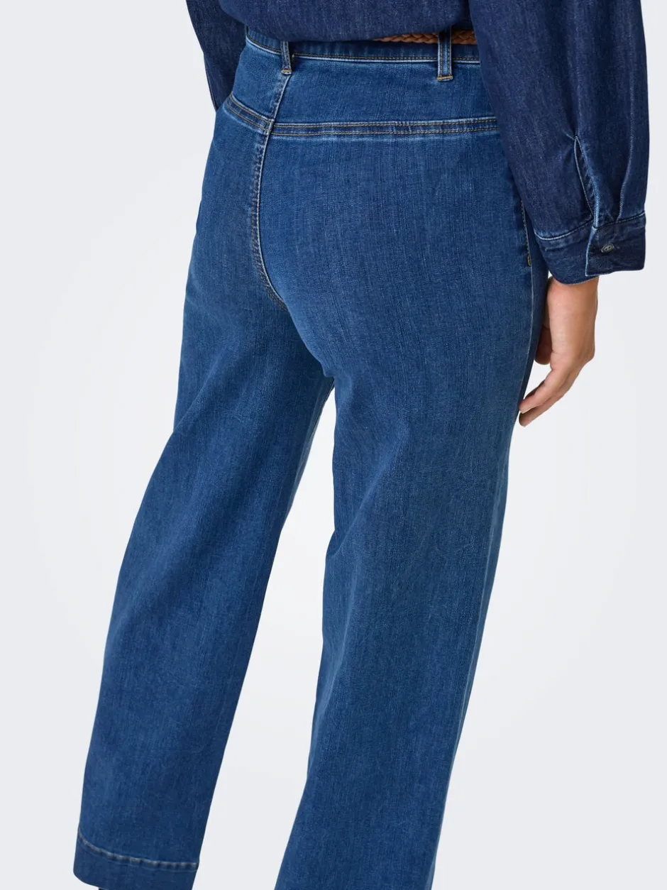 ONLMADISON Høj talje Wide leg fit Jeans Dame Jeans|Jeans