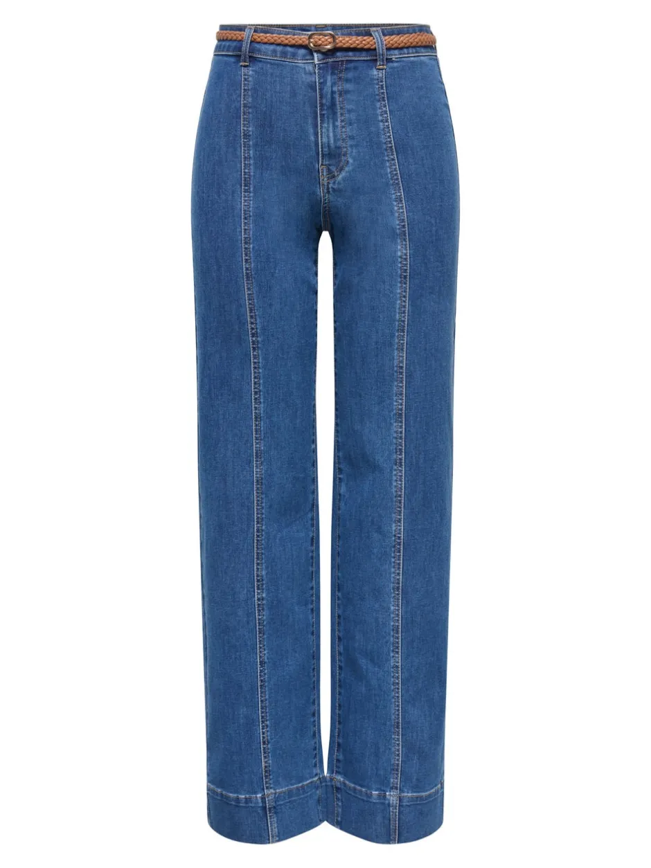 ONLMADISON Høj talje Wide leg fit Jeans Dame Jeans|Jeans