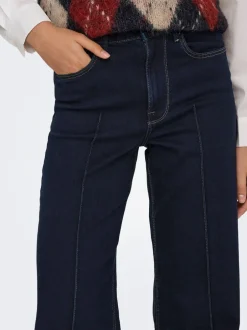 Sale ONLMADISON Høj talje Wide leg fit Jeans Dame Jeans|Jeans