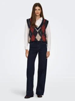 Sale ONLMADISON Høj talje Wide leg fit Jeans Dame Jeans|Jeans