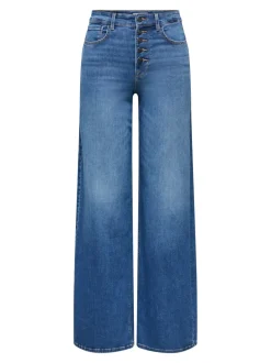 Best ONLMADISON Høj talje Wide leg fit Jeans Dame Jeans|Jeans