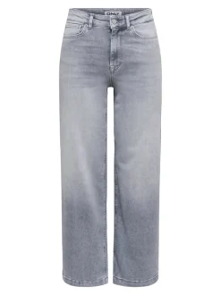 ONLMADISON Høj talje Wide leg fit Cropped Jeans Dame Jeans|Jeans