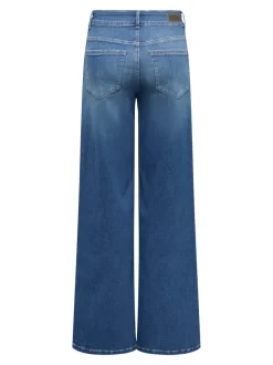 Discount ONLMADISON Høj talje Wide leg fit Jeans Dame Jeans|Jeans
