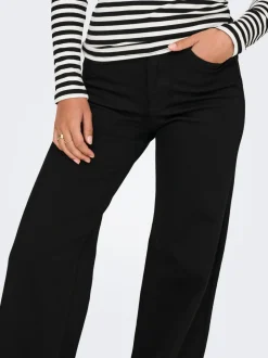 Sale ONLMADISON Høj talje Wide leg fit Jeans Dame Jeans|Jeans