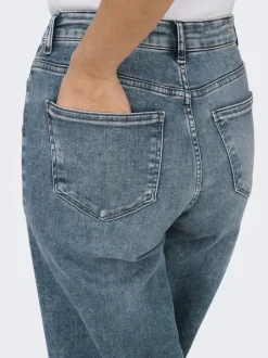 Clearance ONLMADISON Høj talje Wide leg fit Jeans Dame Jeans|Jeans