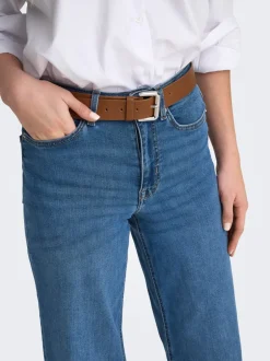 Clearance ONLMADISON Høj talje Wide leg fit Jeans Dame Jeans|Jeans