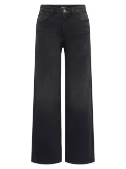 Discount ONLMADISON Høj talje Wide leg fit Jeans Dame Jeans|Jeans