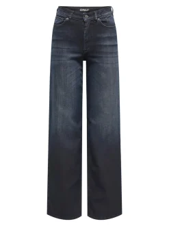 Discount ONLMADISON Høj talje Wide leg fit Jeans Dame Jeans|Jeans