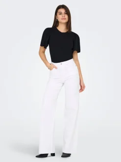 Outlet ONLMADISON Høj talje Wide leg fit Jeans Dame Jeans|Jeans