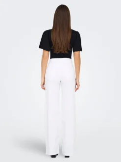 Outlet ONLMADISON Høj talje Wide leg fit Jeans Dame Jeans|Jeans