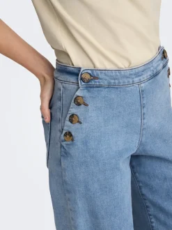 Outlet ONLMADISON Høj talje Wide leg fit Jeans Dame Jeans|Jeans