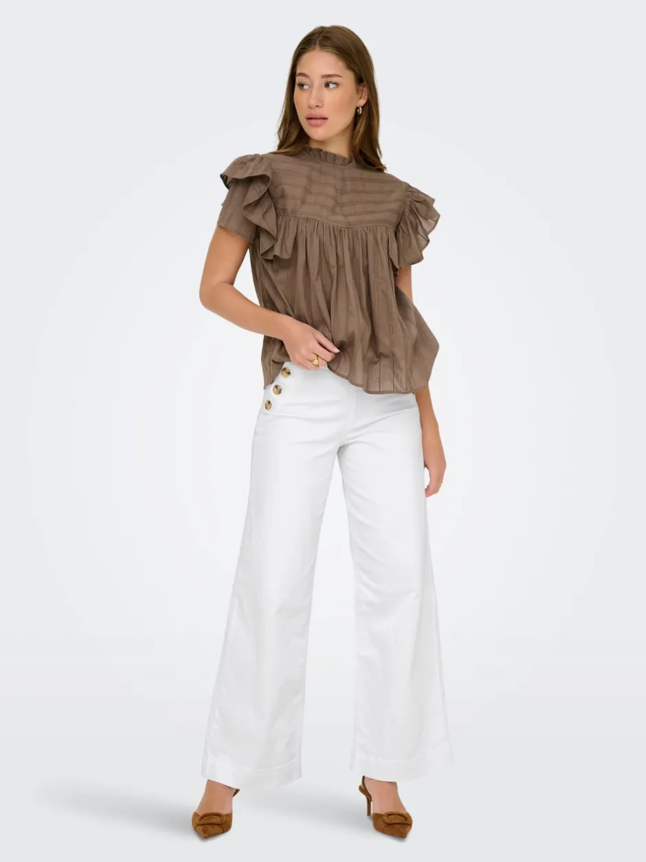 New ONLMADISON Høj talje Wide leg fit Jeans Dame Jeans|Jeans