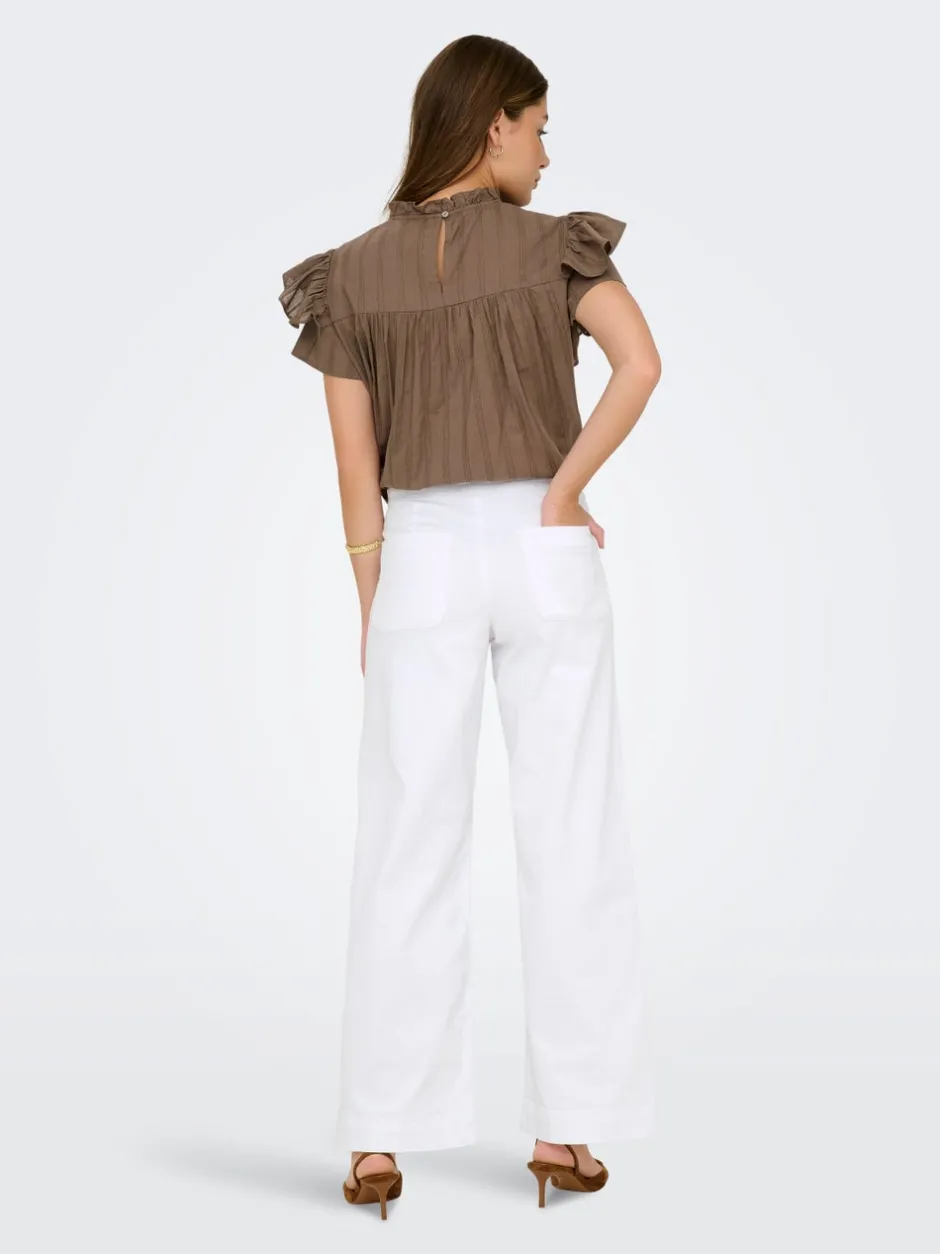 New ONLMADISON Høj talje Wide leg fit Jeans Dame Jeans|Jeans
