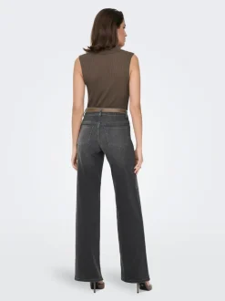 Hot ONLMADISON Høj talje Wide leg fit Jeans Dame Jeans|Jeans