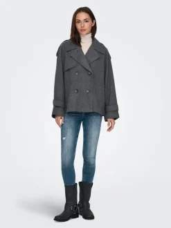 Clearance ONLMAISY Trenchcoat Dame Jakker Og Frakker
