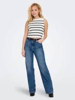 Hot ONLMAJLI Top Dame Strik & Cardigans|Toppe