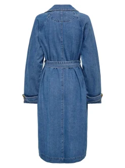 Sale ONLMALOU Trenchcoat Dame Jakker Og Frakker|Double Denim