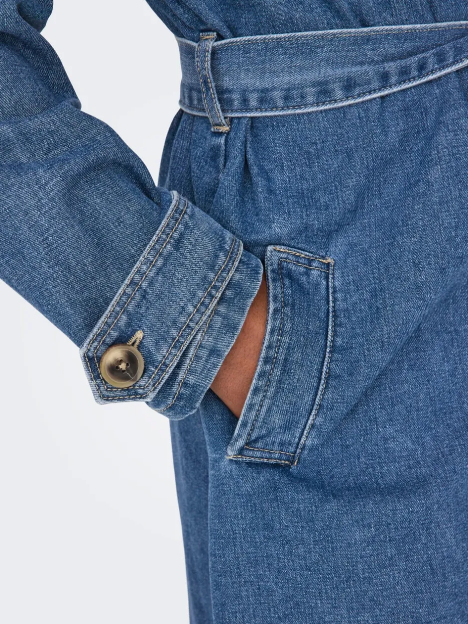 Sale ONLMALOU Trenchcoat Dame Jakker Og Frakker|Double Denim