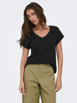 Hot ONLMALOU T-shirt Dame Toppe