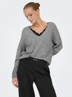 Clearance ONLMANIFESTA Striktrøje Dame Strik & Cardigans