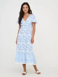 Clearance ONLMARIANNE Lang kjole Dame Kjoler