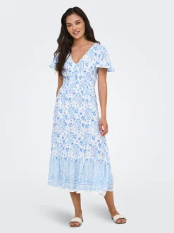 Clearance ONLMARIANNE Lang kjole Dame Kjoler