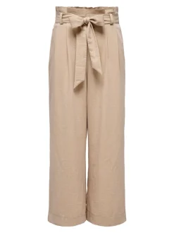Sale ONLMARSA Flared fit Paperbagbukser Dame Bukser