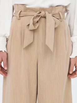 Sale ONLMARSA Flared fit Paperbagbukser Dame Bukser