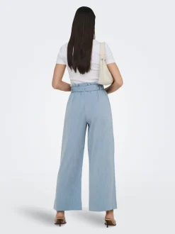 Sale ONLMARSA Flared fit Paperbagbukser Dame Bukser