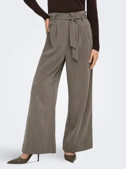 Best ONLMARSA Flared fit Paperbagbukser Dame Bukser