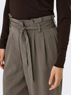 Best ONLMARSA Flared fit Paperbagbukser Dame Bukser
