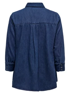 New ONLMARY Denim-skjorte Dame Double Denim|Skjorter