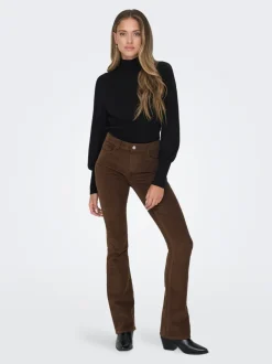 New ONLMARY-GLOBAL Flared fit Bukser Dame Bukser