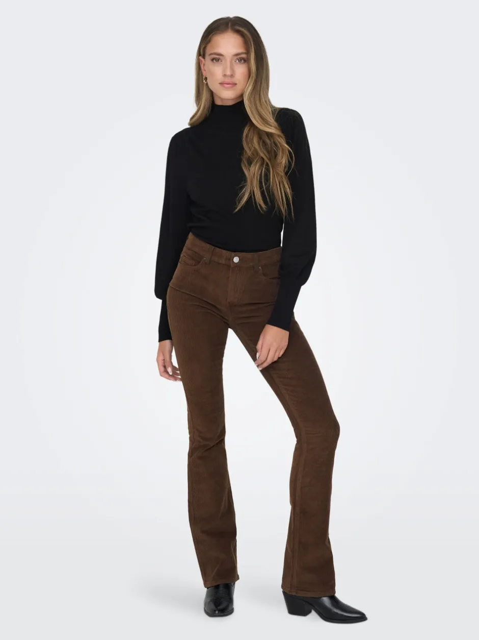 New ONLMARY-GLOBAL Flared fit Bukser Dame Bukser