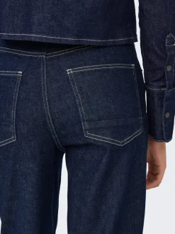 Discount ONLMERCER Høj talje Wide leg fit Jeans Dame Jeans|Jeans