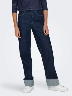 Discount ONLMERCER Høj talje Wide leg fit Jeans Dame Jeans|Jeans