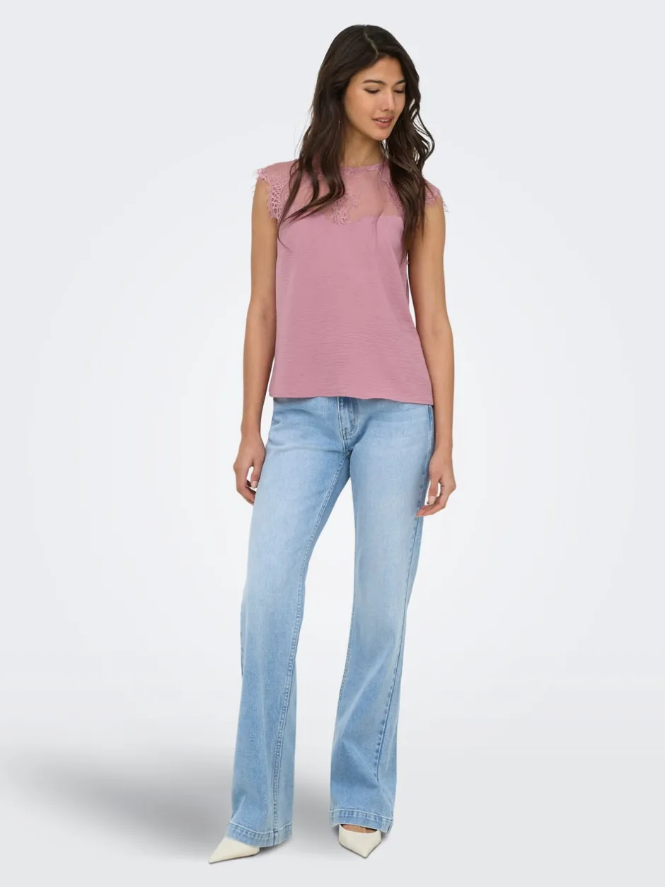 Discount ONLMETTE Top Dame Toppe