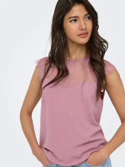 Discount ONLMETTE Top Dame Toppe