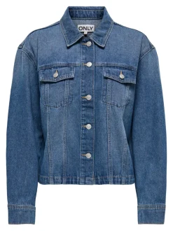 Best ONLMIKA Denimjakke Dame Jakker Og Frakker|Double Denim