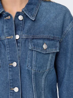 Best ONLMIKA Denimjakke Dame Jakker Og Frakker|Double Denim
