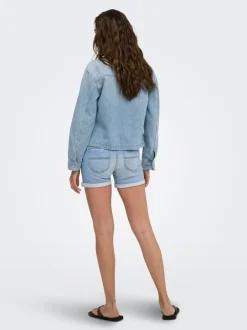 Hot ONLMIKA Denimjakke Dame Jakker Og Frakker|Double Denim