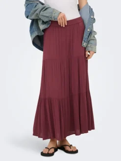 Sale ONLMIKKA Nederdel Lang nederdel Dame Nederdele